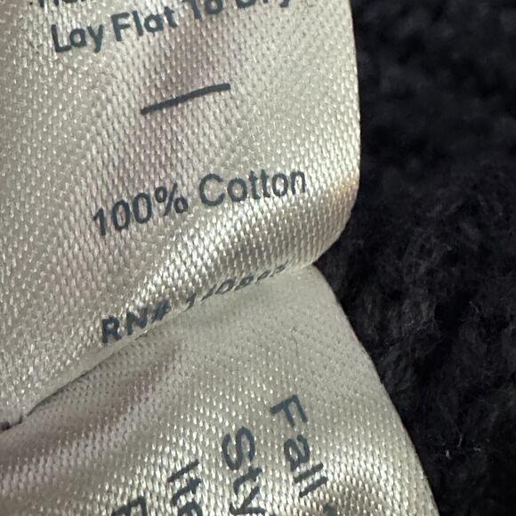 Marine Layer Rowen Pom Pom Sweater Women’s Medium Short Sleeve Pullover Blue - Picture 7 of 10